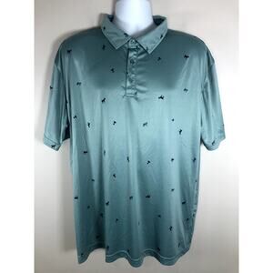 Swannies Men's Golf Polo Size 2XL Teal